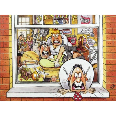 Wasgij Original 4: Open Wide – 150 Piece Jigsaw Puzzle (Wasgij)