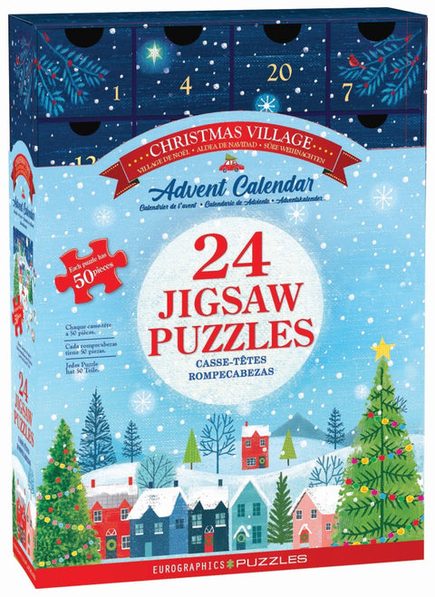 Advent Calendar: Christmas Village – Jigsaw Puzzle (Eurographics)