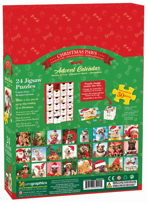 Advent Calendar: Christmas Paws – Jigsaw Puzzle (Eurographics)