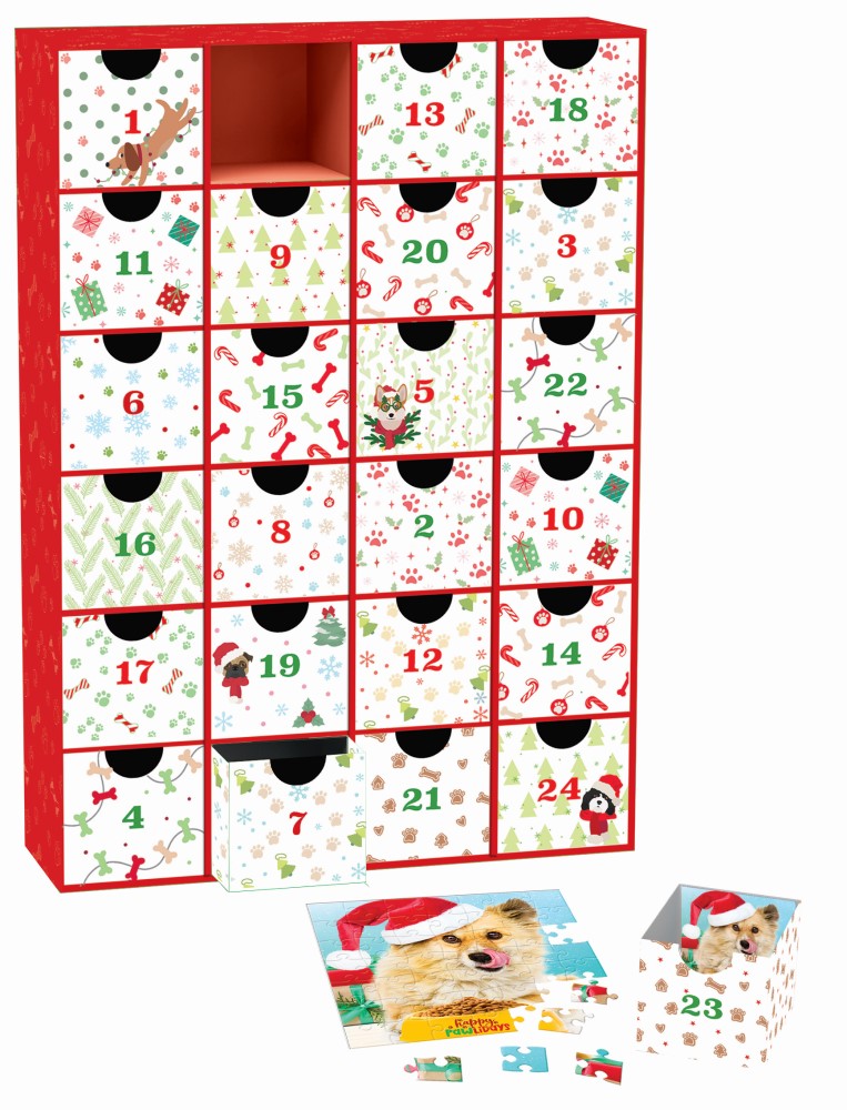 Advent Calendar: Christmas Paws – Jigsaw Puzzle (Eurographics)