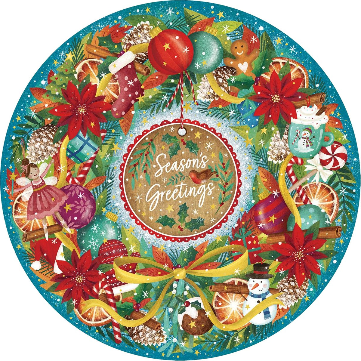 Artwork: Season's Greetings by Claire McElfatrick – 500 Piece Jigsaw Puzzle (Gibsons)