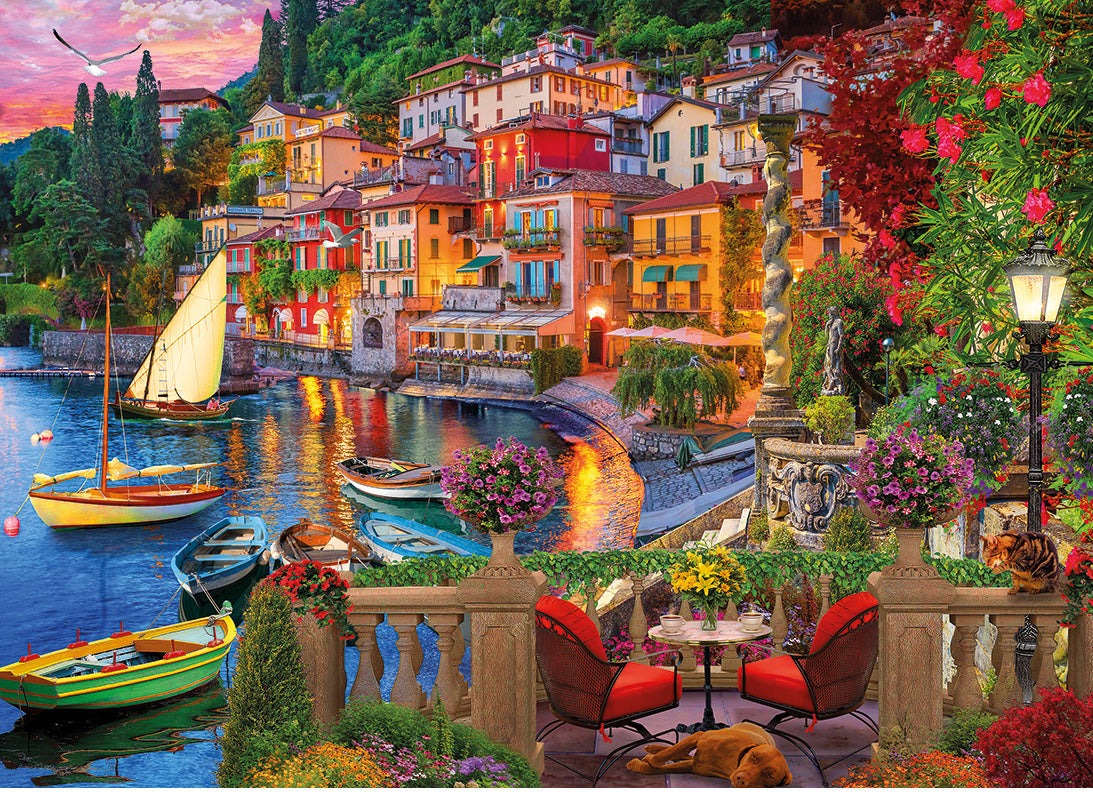 Artwork: Lake Como – 1000 Piece Jigsaw Puzzle (Gibsons)