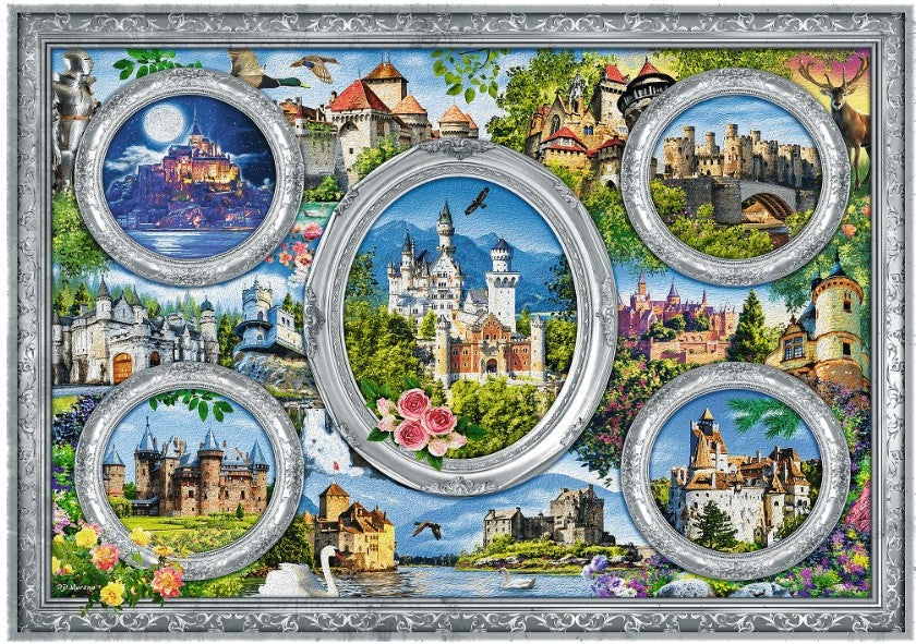 Artwork: Castles of the World – 1000 Piece Jigsaw Puzzle (Trefl)
