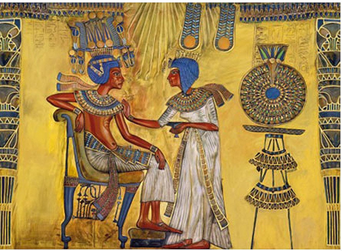 Artwork: Ancient Egypt: Fresco details – 1000 Piece Jigsaw Puzzle (Dtoys)