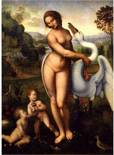 Artwork: Leda and the Swan by Leonardo da Vinci – 1000 Piece Jigsaw Puzzle (Dtoys)