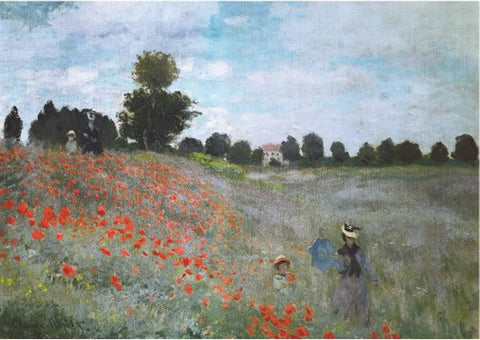 Artwork: Poppies by Monet – 1000 Piece Jigsaw Puzzle (Dtoys)