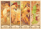 Artwork: Seasons by Alphonse Mucha – 1000 Piece Jigsaw Puzzle (Dtoys)