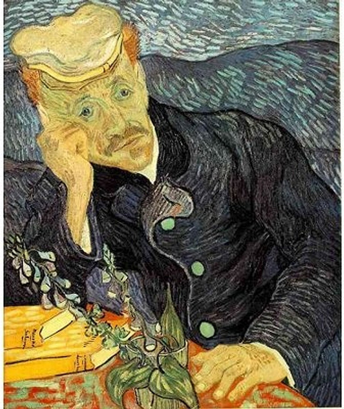 Artwork: Portrait of Doctor Gachet by Van Gogh – 1000 Piece Jigsaw Puzzle (Dtoys)