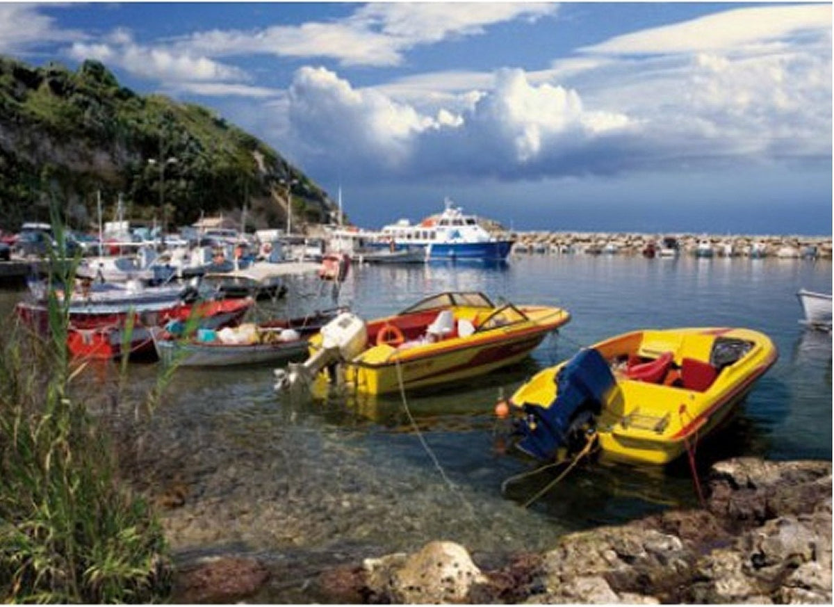 Artwork: Discovering Europe: Corfu, Greece – 1000 Piece Jigsaw Puzzle (Dtoys)