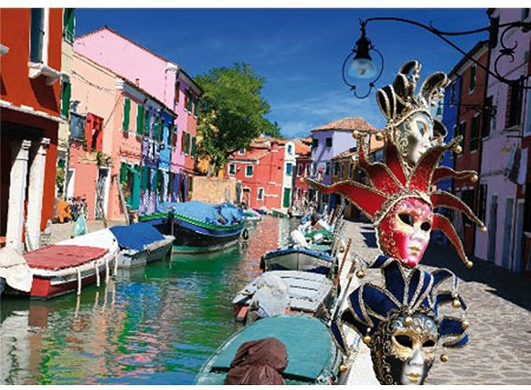 Artwork: Landscapes: Burano, Italy – 1000 Piece Jigsaw Puzzle (Dtoys)