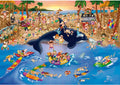 Artwork: Trafic Jam at the Beach – 1000 Piece Jigsaw Puzzle (Dtoys)