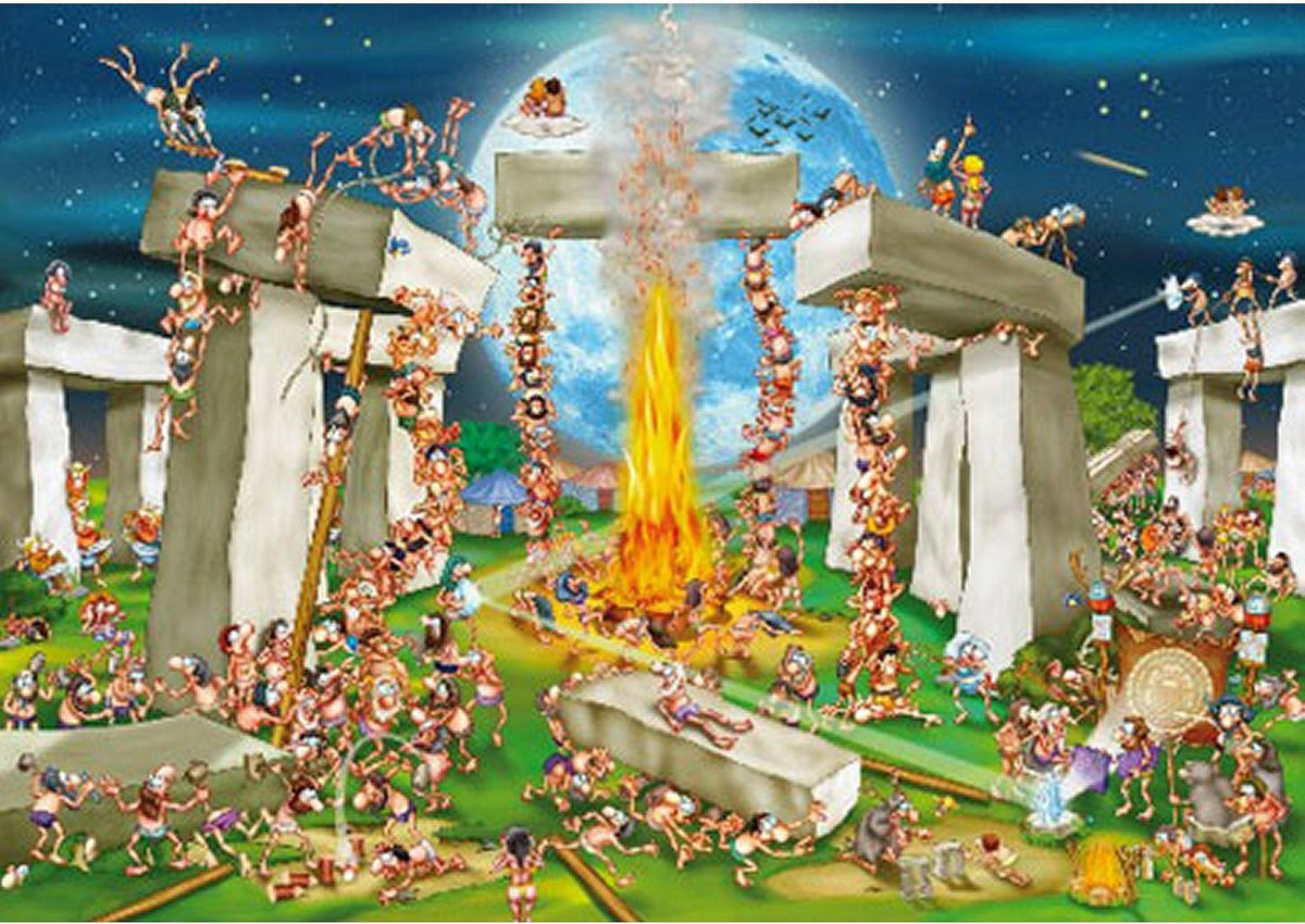 Artwork: Cartoon Collection :Stonehenge – 1000 Piece Jigsaw Puzzle (Dtoys)