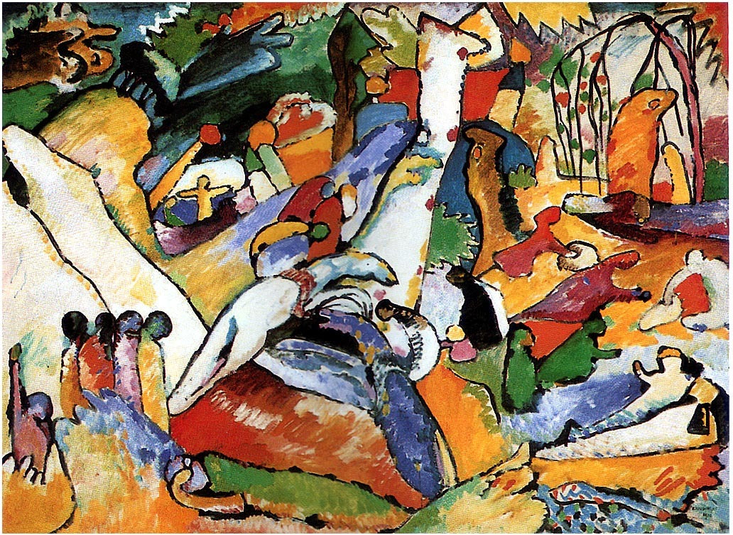 Artwork: Composition II by Kandinsky Vassily – 1000 Piece Jigsaw Puzzle (Dtoys)
