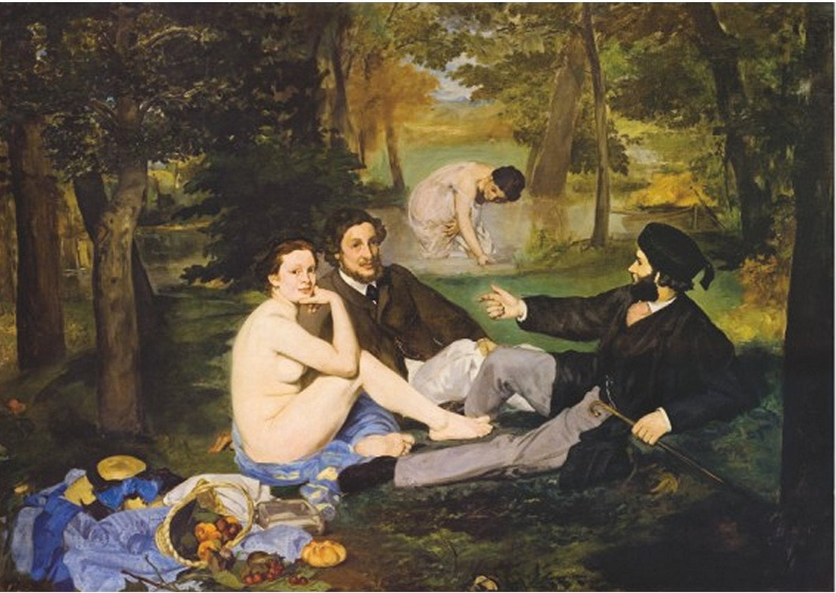 Artwork: Breakfast on the Grass by Manet – 1000 Piece Jigsaw Puzzle (Dtoys)