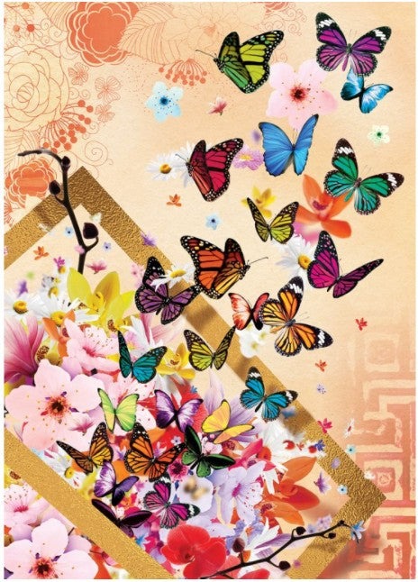 Artwork: Butterflies – 500 Piece Jigsaw Puzzle (Art Puzzle)