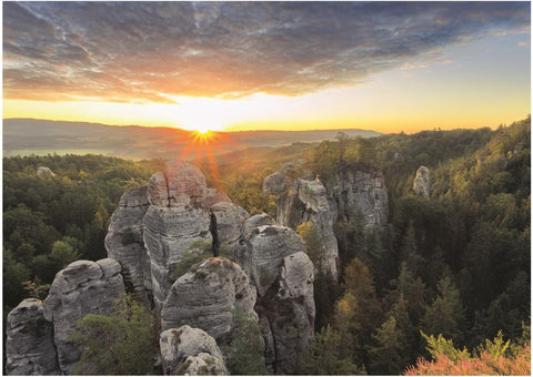 Artwork: Rocky Mountains – 1000 Piece Jigsaw Puzzle (Dino)
