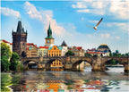 Artwork: Charles Bridge Prague – 1000 Piece Jigsaw Puzzle (Dino)