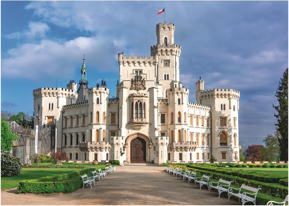 Artwork: Hluboka Castle – 1000 Piece Jigsaw Puzzle (Dino)