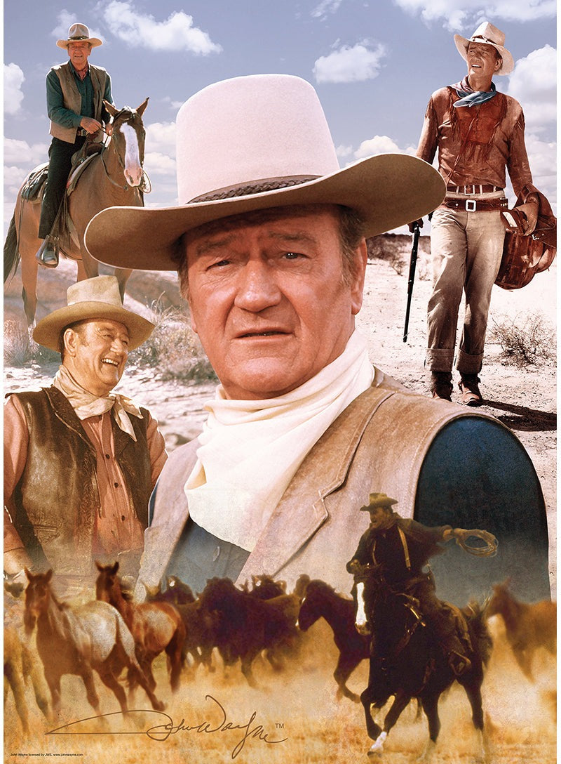 Artwork: America's Cowboy by John Wayne – 1000 Piece Jigsaw Puzzle (MasterPieces)
