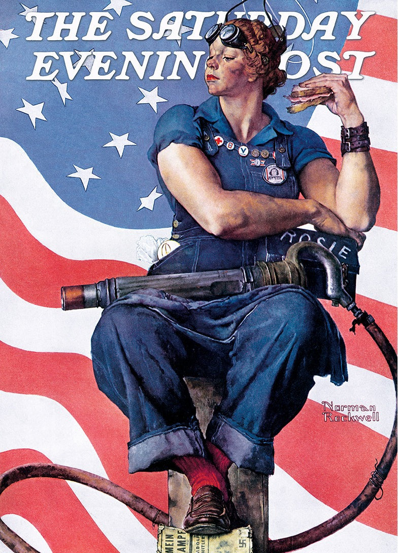 Artwork: Rosie the Riveter by Norman Rockwell – 1000 Piece Jigsaw Puzzle (MasterPieces)