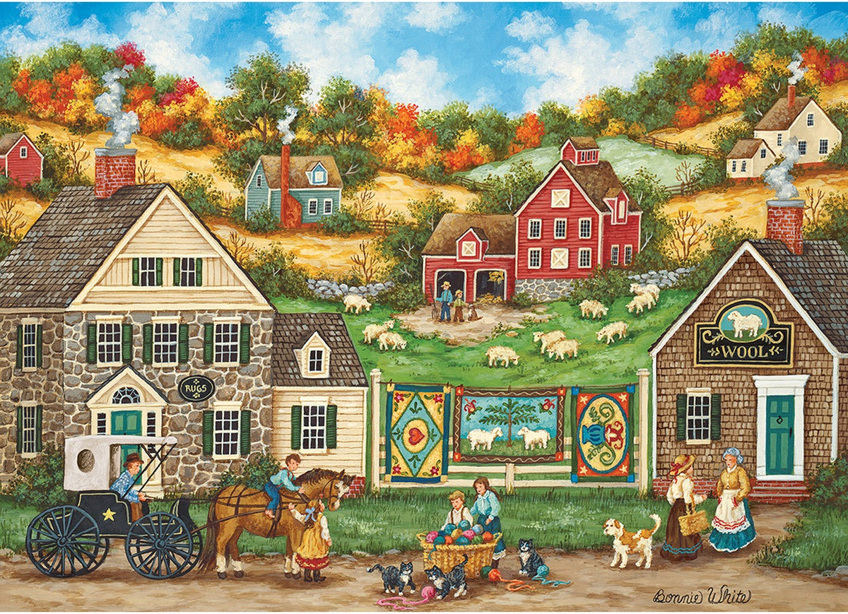 Artwork: Great Balls of Yarn – 1000 Piece Jigsaw Puzzle (MasterPieces)