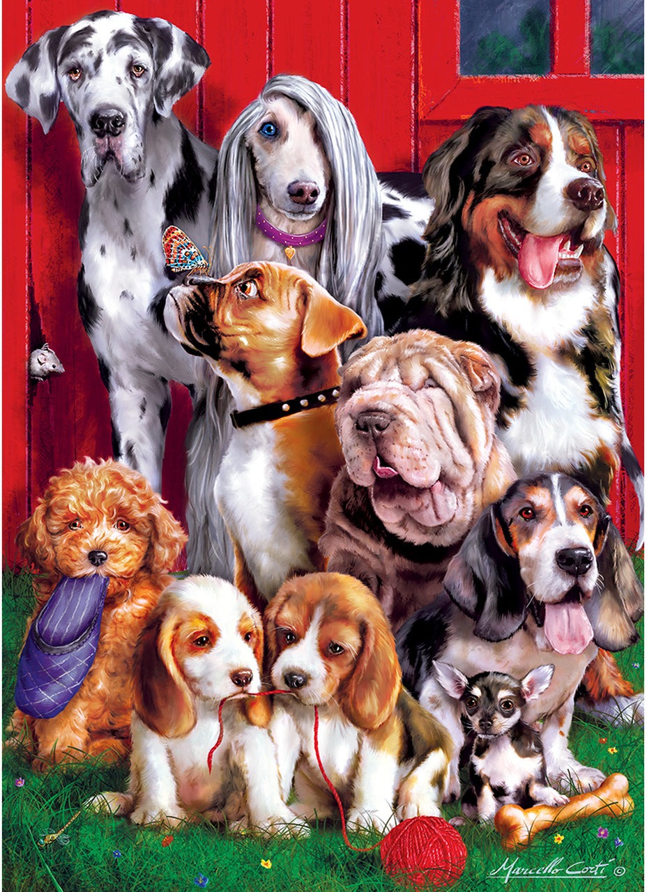 Artwork: Sitting Pretty – 1000 Piece Jigsaw Puzzle (MasterPieces)