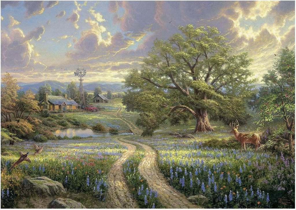 Artwork: Country Idyll by Thomas Kinkade – 1000 Piece Jigsaw Puzzle (Schmidt)