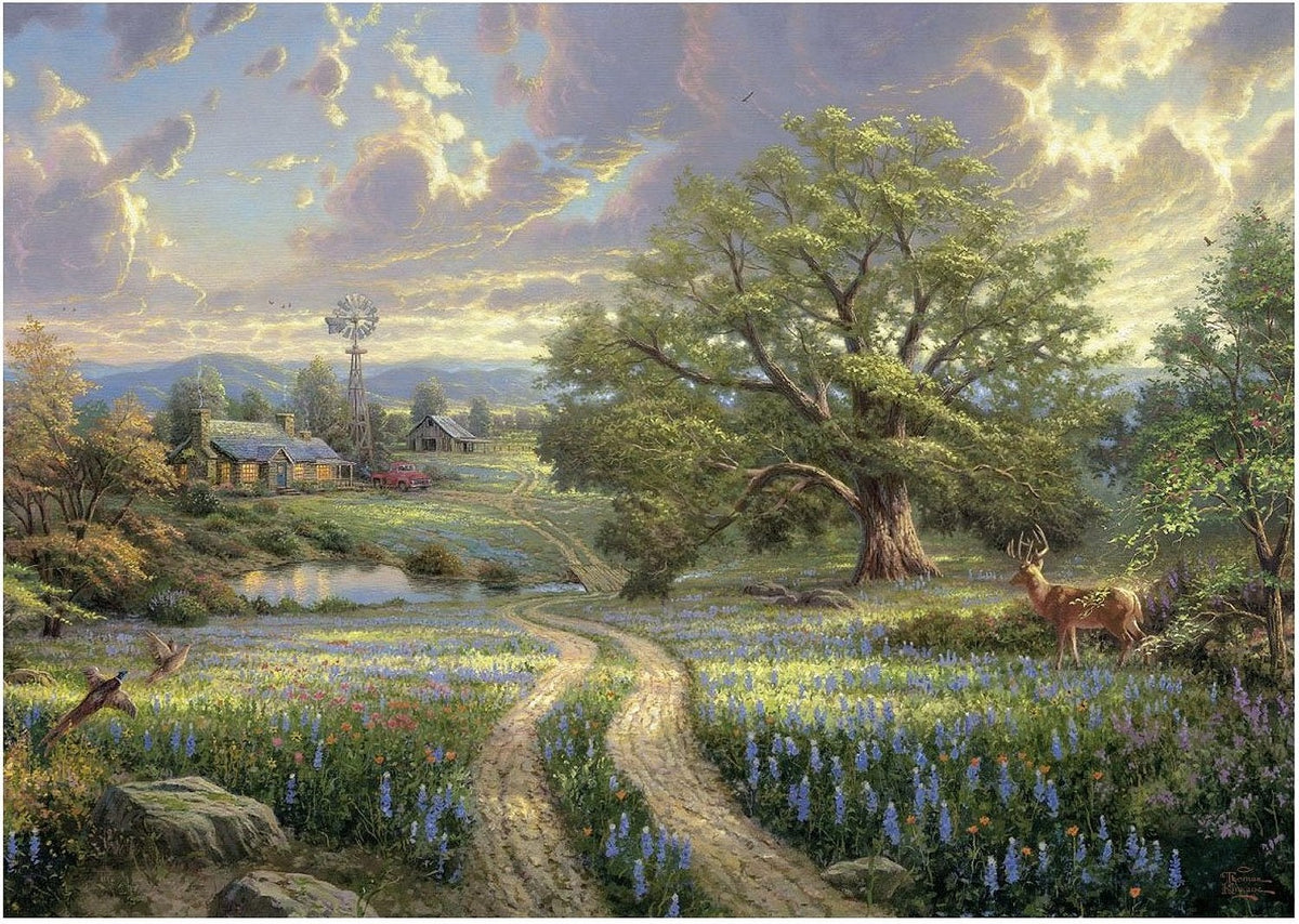 Artwork: Country Idyll by Thomas Kinkade – 1000 Piece Jigsaw Puzzle (Schmidt)