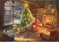 Artwork: Santa Claus is here! by Thomas Kinkade – 1000 Piece Jigsaw Puzzle (Schmidt)