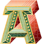 Artwork, puzzle 3 of 4: Knock Knock "Yeah" Four Letter Puzzle – 500 Piece Jigsaw Puzzle (Galison)