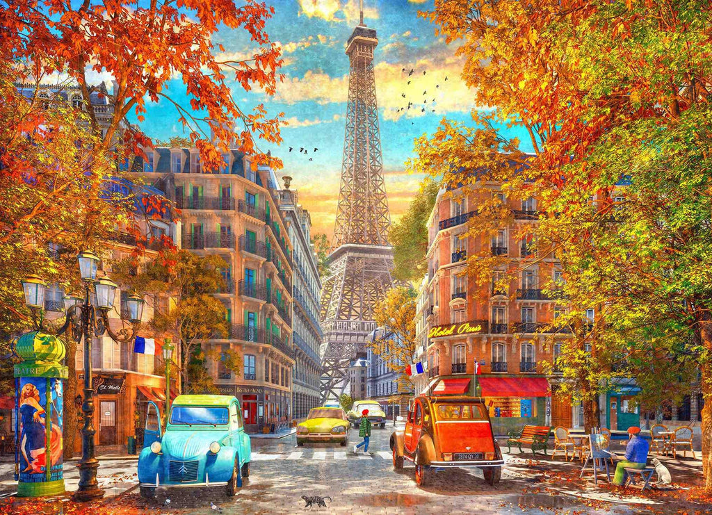 Autumn in Paris – 1000 Piece Jigsaw Puzzle (Gibsons)