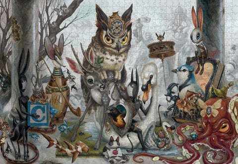 Let the Outside In by Greg “Craola” Simkins – 1000 Piece Jigsaw Puzzle (Pomegranate)