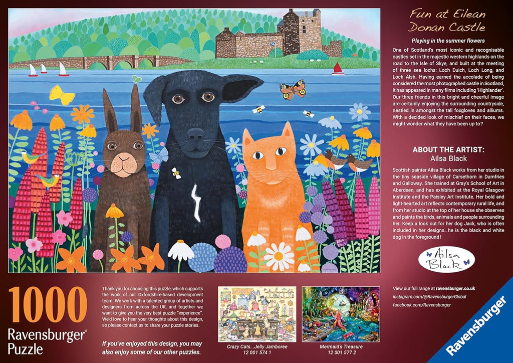 Eilean Donan Castle – 1000 Piece Jigsaw Puzzle (Ravensburger)