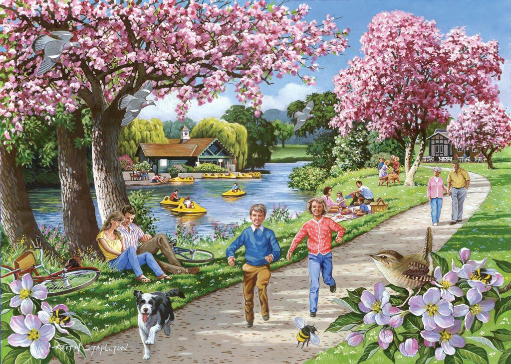 Artwork: Apple Blossom Time – 1000 Piece Jigsaw Puzzle (House of Puzzles)