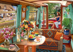 ** Pre-Order ** View from my Window No.1 – Canal Boat by Steve Read - 1000 Piece Jigsaw Puzzle (Ravensburger)
