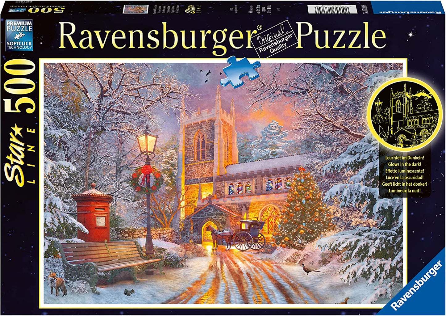 Ravensburger - Star Line - Magical Christmas - 500 Piece Jigsaw Puzzle