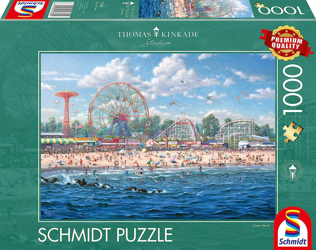Coney Island – 1000 Piece Jigsaw Puzzle (Schmidt) - Completed Puzzle