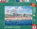 Coney Island – 1000 Piece Jigsaw Puzzle (Schmidt) - Completed Puzzle