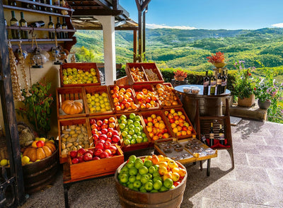 Fruit & Veg Market, Croatia - 500 Piece Jigsaw Puzzle (Ravensburger)