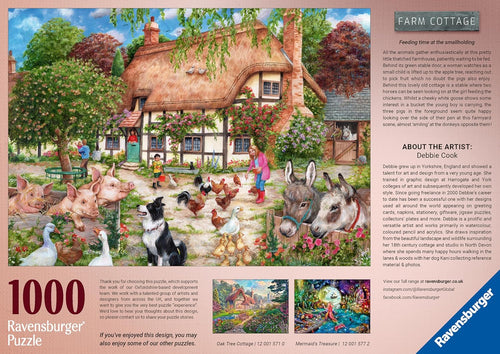 Farm Cottage – 1000 Piece Jigsaw Puzzle (Ravensburger) - Image 2
