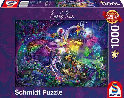 Schmidt - Rose Cat Khan: Summer Night Circus - 1000 Piece Jigsaw Puzzle