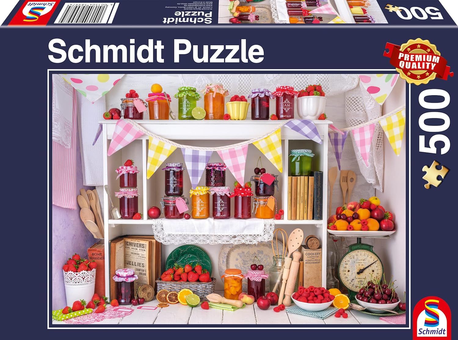 Schmidt - Jams & Marmalade - 500 Piece Jigsaw Puzzle – 🧩 Puzzles Galore