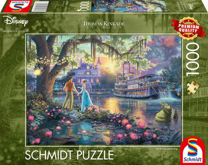 Schmidt - Thomas Kinkade: Disney The Princess and the Frog - 1000 Piece Jigsaw Puzzle