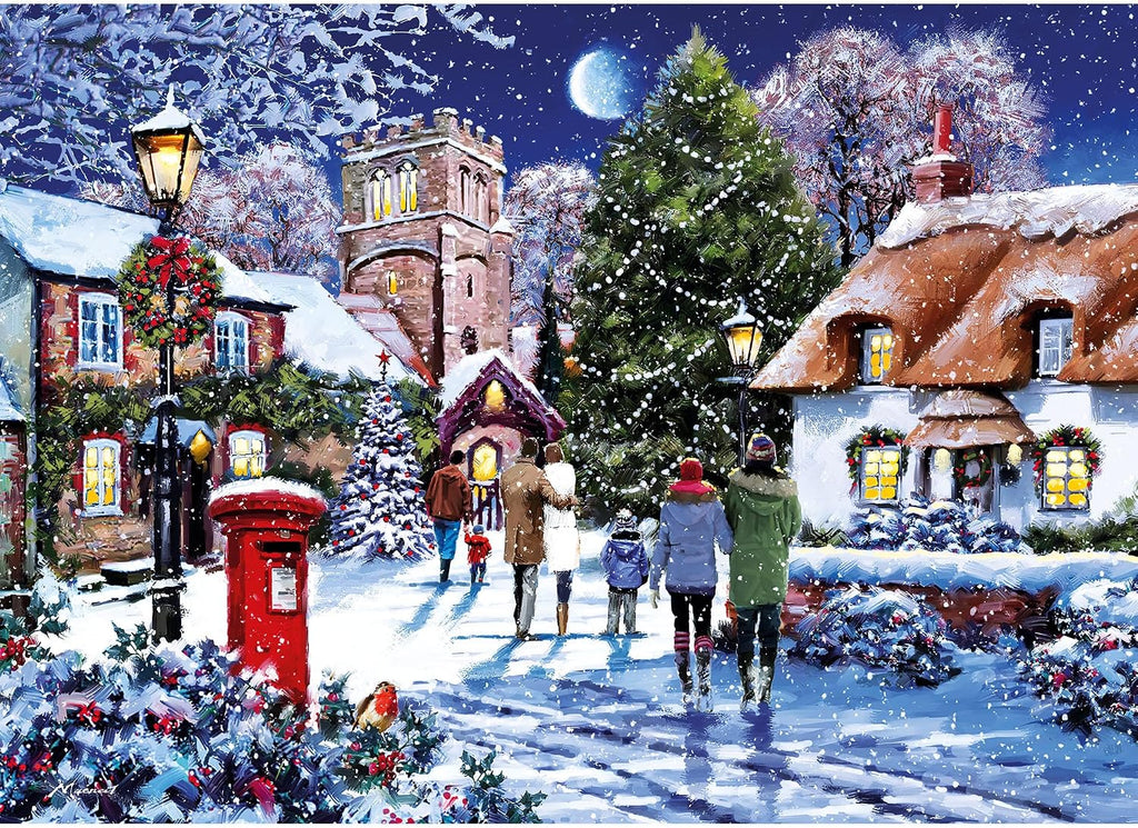 ** Pre-Order ** Moonlit Stroll by Richard Macneil - 1000 Piece Jigsaw Puzzle (Gibsons)