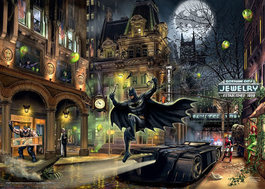 Schmidt - Thomas Kinkade: Batman - Gotham City - 1000 Piece Jigsaw Puzzle