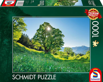 Schmidt - Mountain Maple in Sunlight - 1000 Piece Jigsaw Puzzle