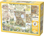 Brambly Hedge Spring Story by Jill Barklem - 1000 Piece Jigsaw Puzzle + Poster (Cobble Hill)
