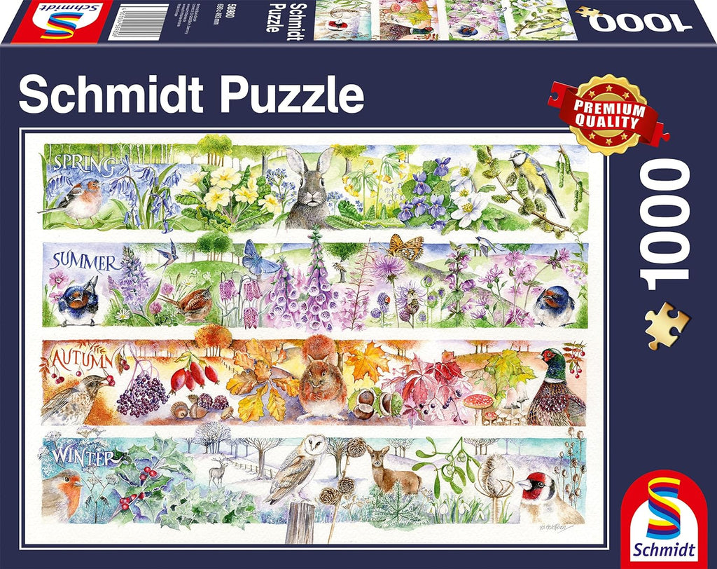 Seasons – 1000 Piece Jigsaw Puzzle (Schmidt)