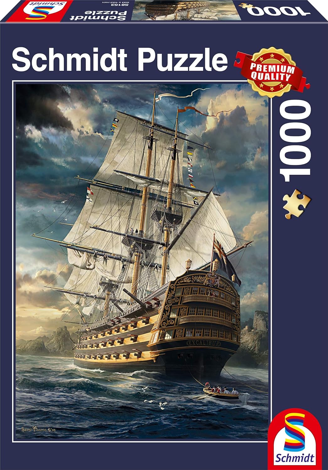Schmidt - Sails Set - 1000 Piece Jigsaw Puzzle