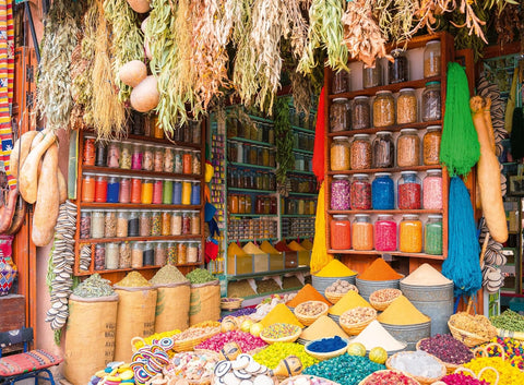 Colourful Spices & Herbs, Morocco - 500 Piece Jigsaw Puzzle (Ravensburger)